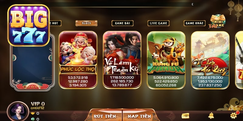 Big777 phát triển ổn định hiện nay